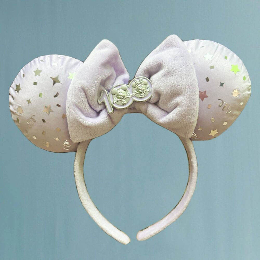 Disney Minnie Mouse Silver Minnie Mouse Ears Headband - Picture 9 of 9